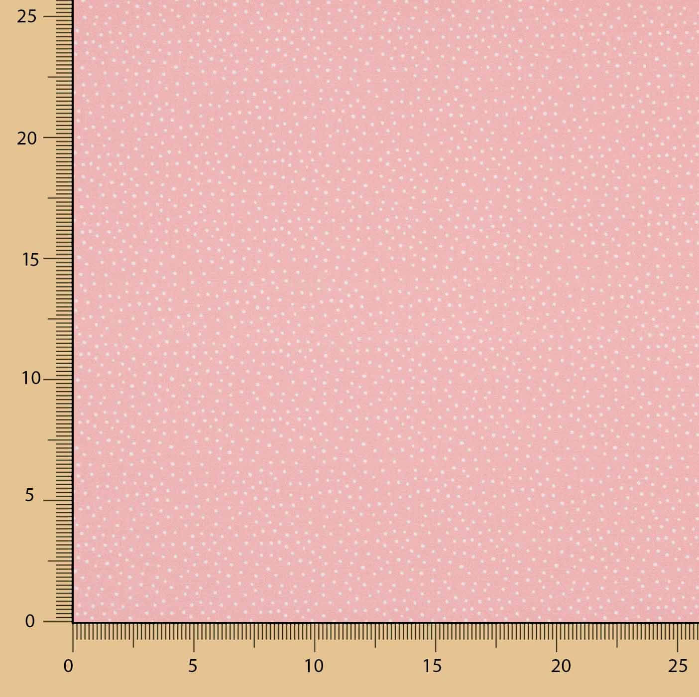 White and Strawberry Polka Dot Printed Calico - Ribes y Casals