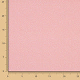 White and Strawberry Polka Dot Printed Calico - Ribes y Casals