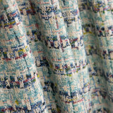 Aqua Green Lurex Tweed - Ribes y Casals