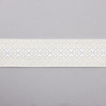 Ivory Jacquard Fantasy Ribbon - Ribes y Casals