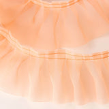 Cinta Plisada Garrucha 6 cm Salmón - Ribes y Casals