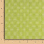 White Moon Print Calico with Pistachio Background - Ribes y Casals