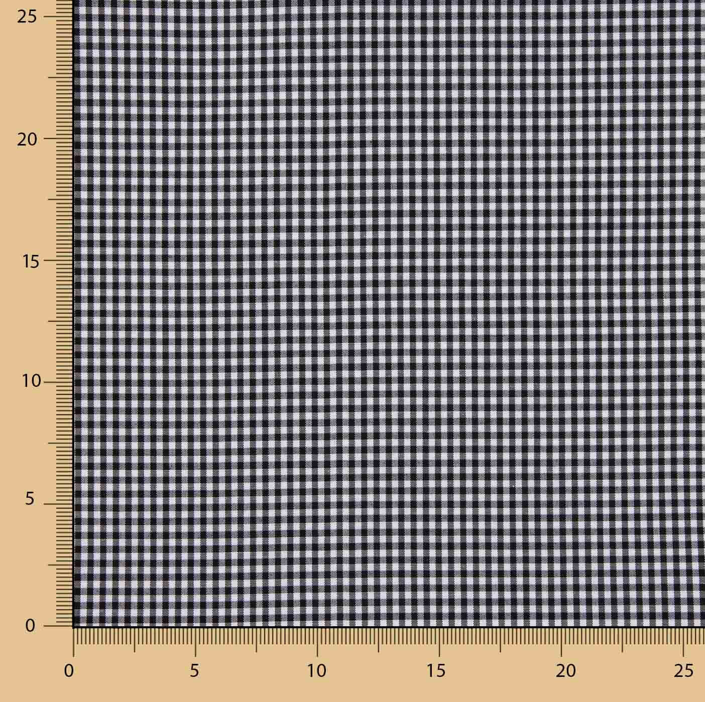 Gingham Basic Black Mini 20 - Ribes y Casals
