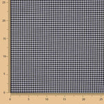 Gingham Basic Black Mini 20 - Ribes y Casals