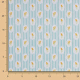 Green Water Floral Medallion Printed Calico - Ribes y Casals