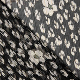 Crinkled Polyester Chiffon – Moonlight with Lurex - Ribes y Casals