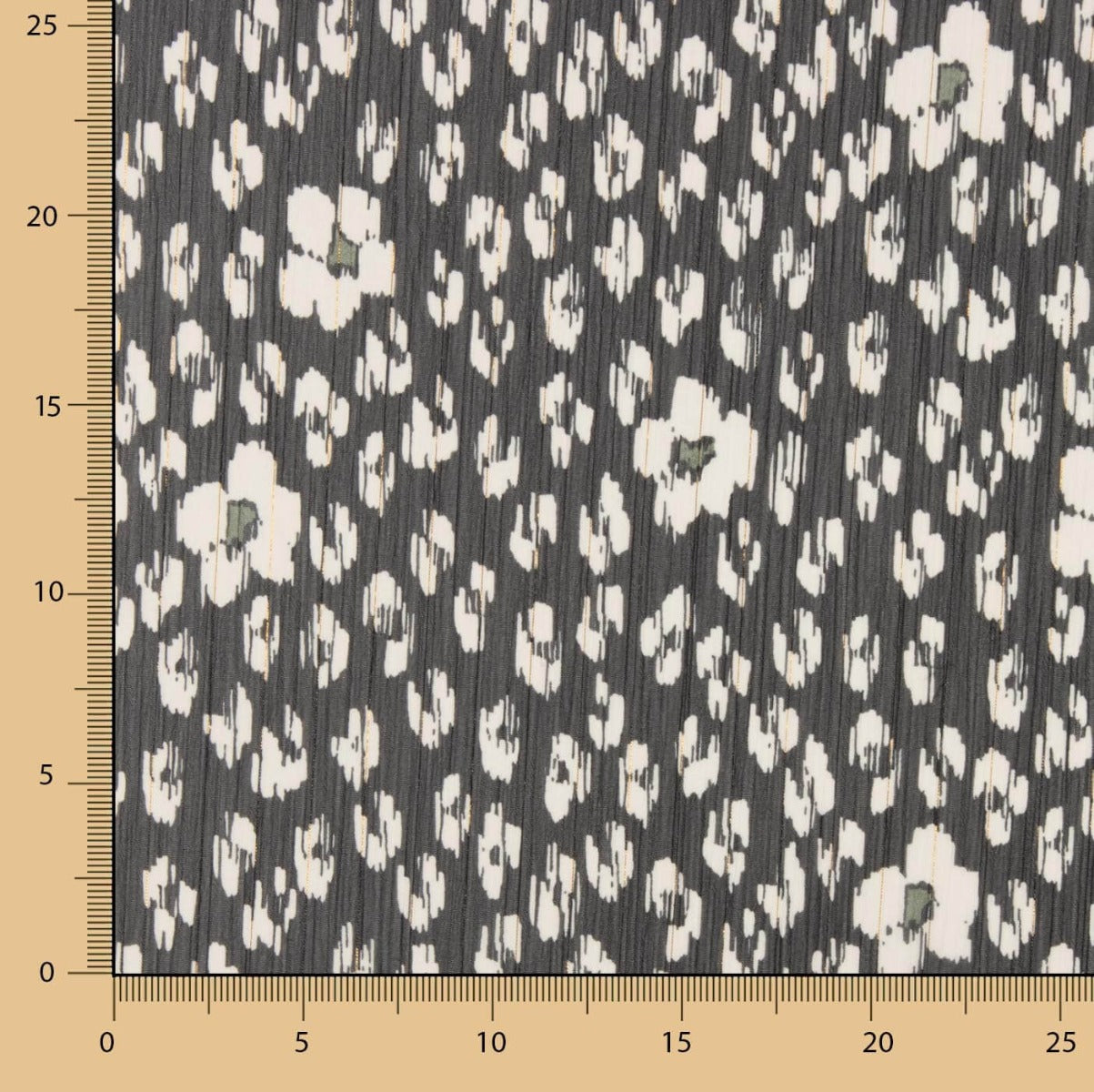 Crinkled Polyester Chiffon – Moonlight with Lurex - Ribes y Casals