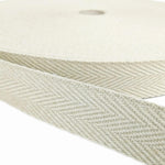 Polyester Herringbone Tape 30mm Ecru - Ribes y Casals