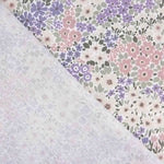 Lilac and Pink Garland Printed Calico - Ribes y Casals