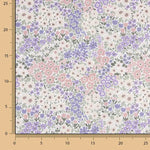 Lilac and Pink Garland Printed Calico - Ribes y Casals