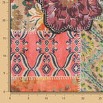 Boho Coralia Printed Lurex Gauze Patchwork - Ribes y Casals