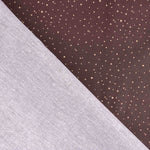 Burgundy Polka Dot Printed Calico - Ribes y Casals