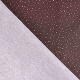 Burgundy Polka Dot Printed Calico - Ribes y Casals