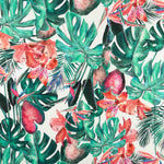 Green Tropical Print Bambula Viscose - Ribes y Casals