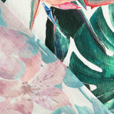 Green Tropical Print Bambula Viscose - Ribes y Casals