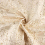 Beige Floral Brocade with Gold Detail - Ribes y Casals