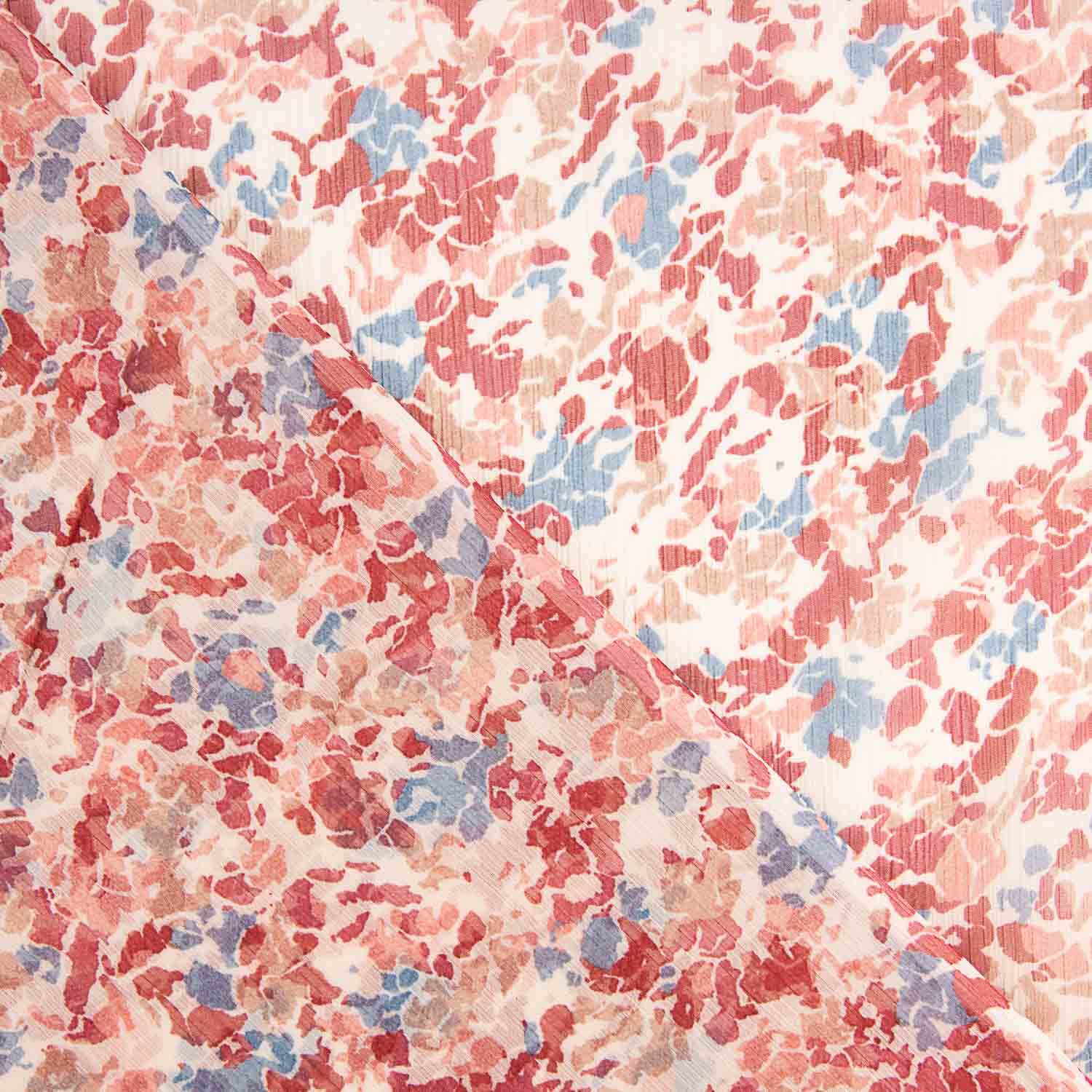 Watercolour Floral Print Bamboo Gauze - Ribes y Casals