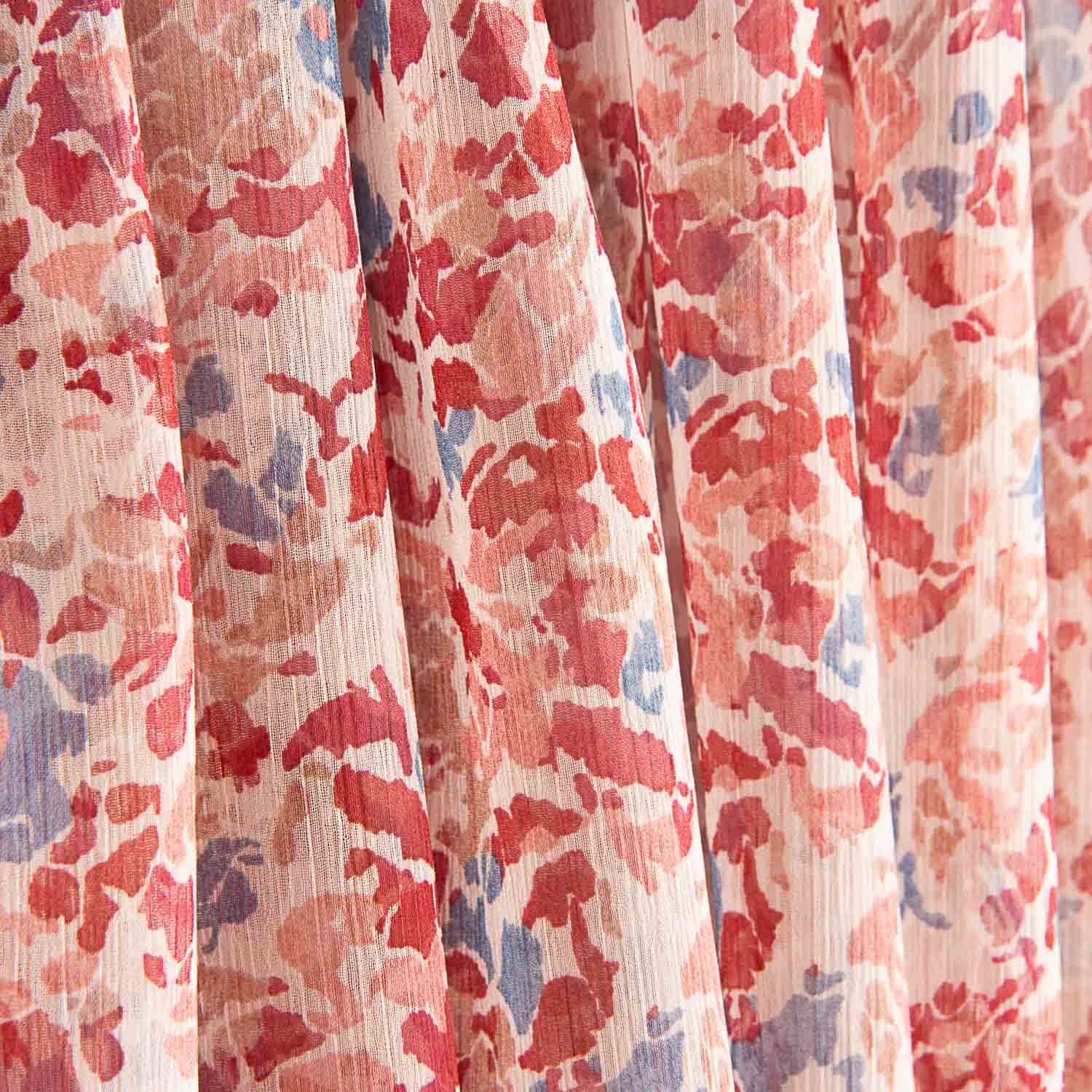 Watercolour Floral Print Bamboo Gauze - Ribes y Casals