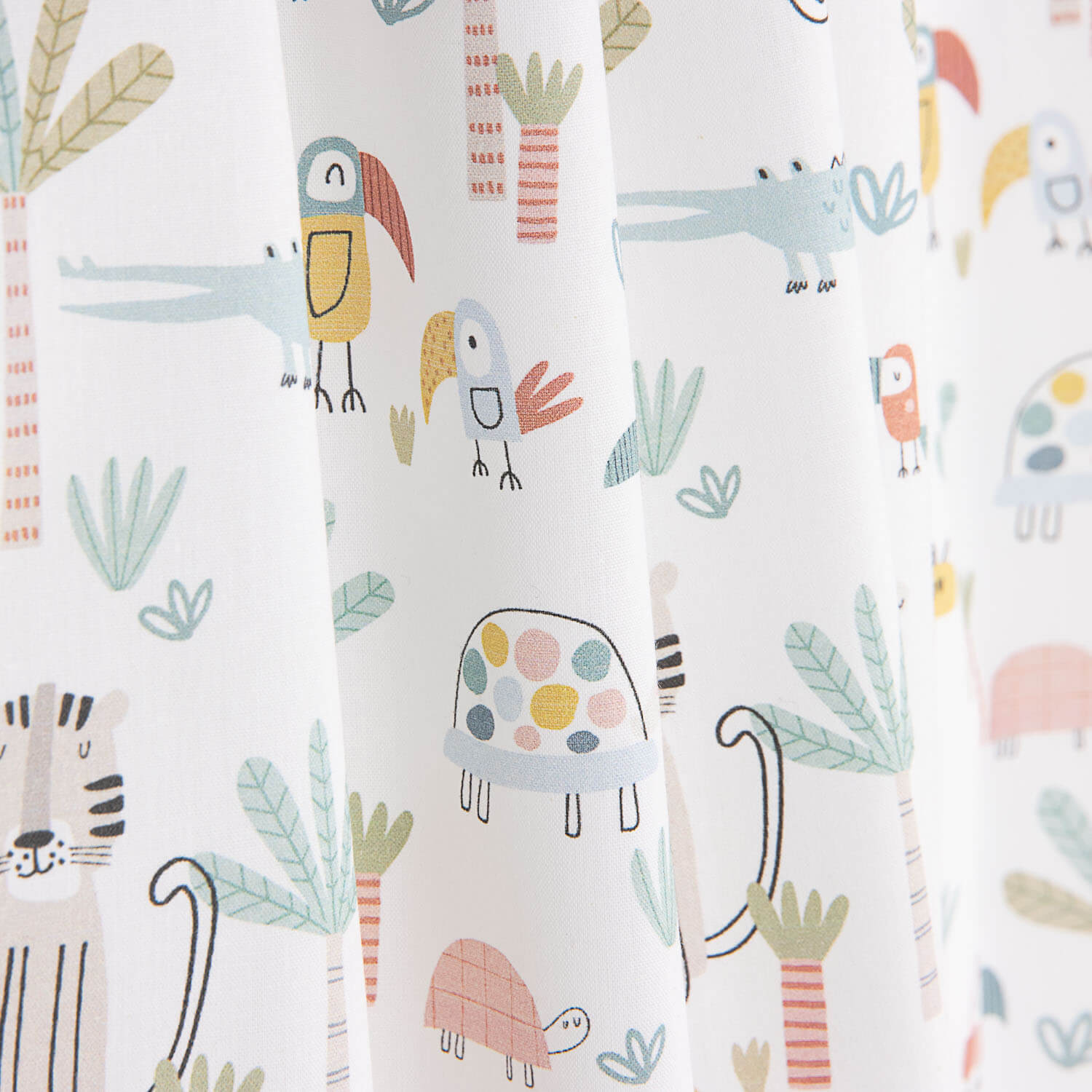 Jungle Kids printed percale - Ribes y Casals