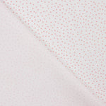 Strawberry-White Polka Dot Printed Calico - Ribes y Casals