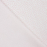 Strawberry-White Polka Dot Printed Calico - Ribes y Casals