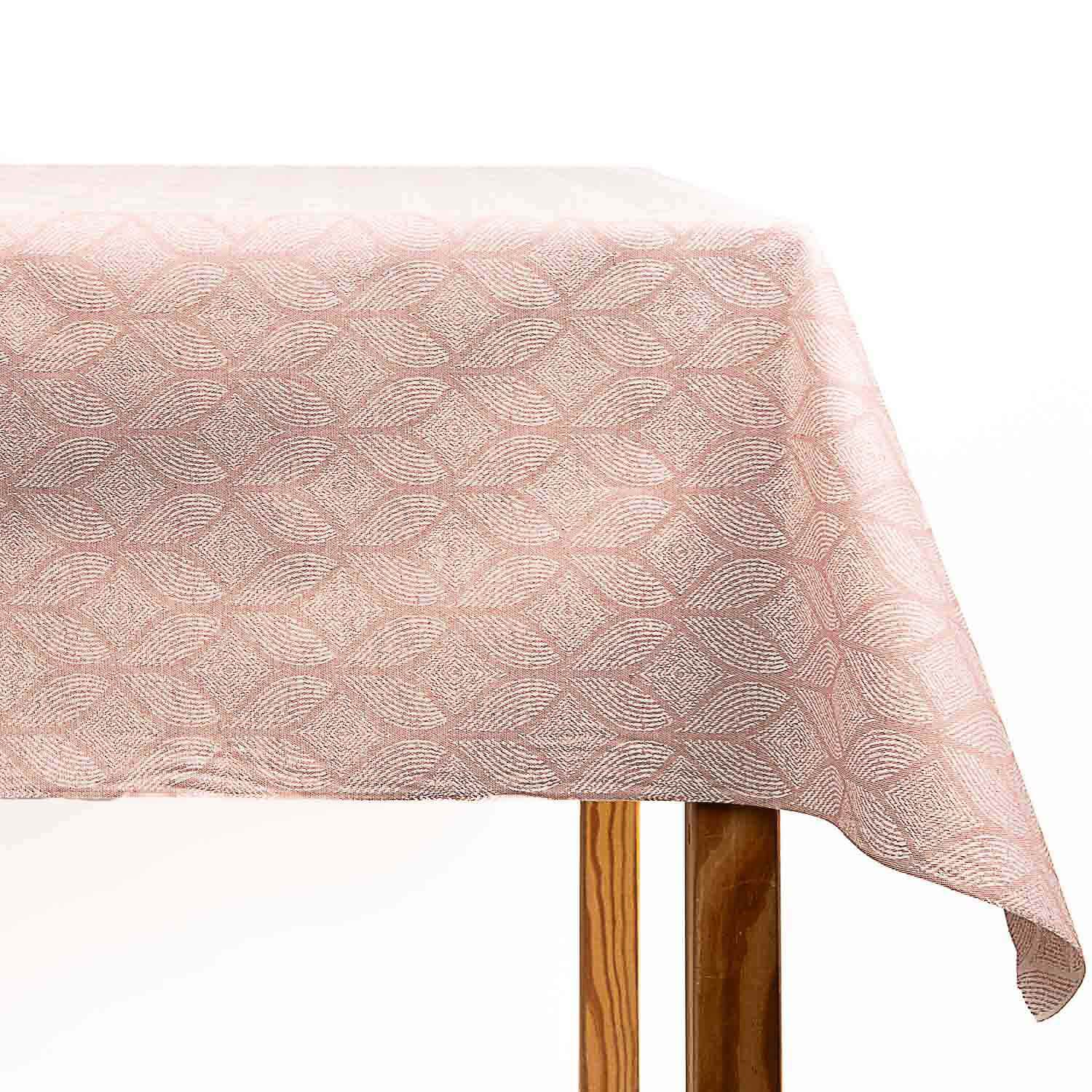 Petal Pink Resinated Anti-Stain Tablecloth - Ribes y Casals