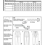 Patrón Burda 6110 Pantalón - Ribes y Casals