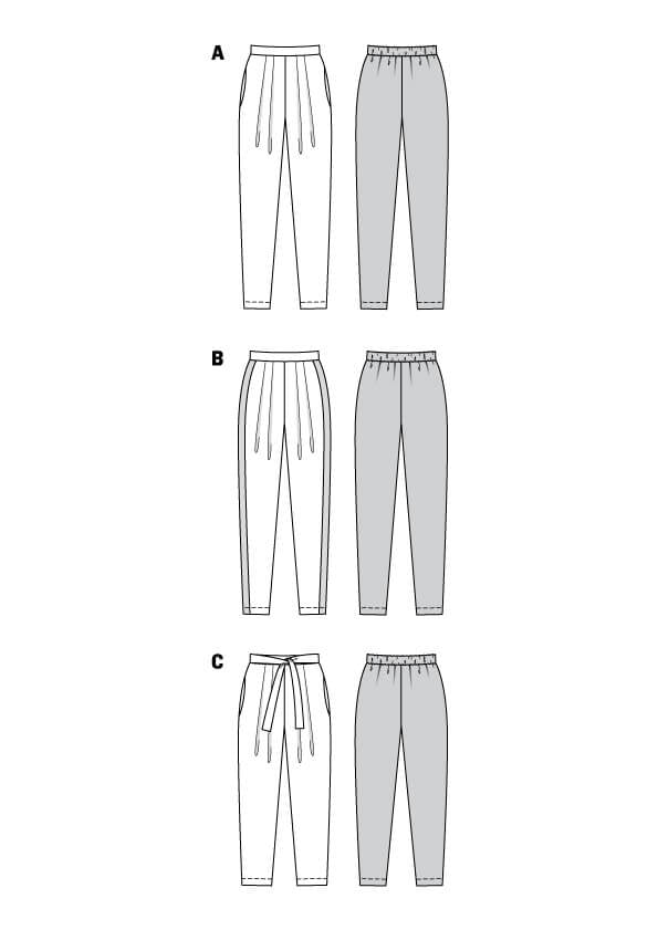 Patrón Burda 6110 Pantalón - Ribes y Casals