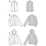 Patrón Burda 6114 Chaleco y Chaqueta - Ribes y Casals