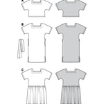 Patrón Burda 6117 Camisa y Vestido - Ribes y Casals