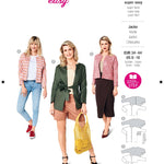 Patrón Burda 6123 Chaquetas - Ribes y Casals