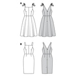 Patrón Burda 6140 Vestidos - Ribes y Casals
