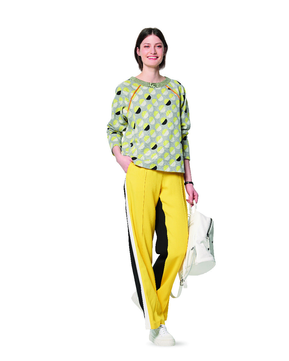 Burda Sewing Pattern 6151 Sweater - Ribes y Casals