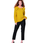 Burda Sewing Pattern 6151 Sweater - Ribes y Casals