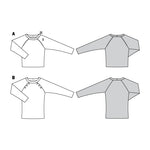 Burda Sewing Pattern 6151 Sweater - Ribes y Casals