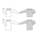 Burda Sewing Pattern 6151 Sweater - Ribes y Casals