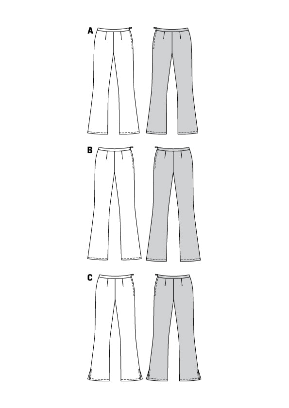 Burda Sewing Pattern 6152 Pants - Ribes y Casals