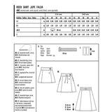 Burda Sewing Pattern 6154 Skirt - Ribes y Casals