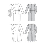 Burda Sewing Pattern 6164 Dress - Ribes y Casals