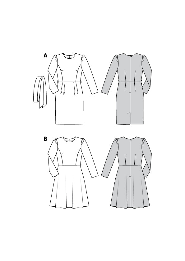 Burda Sewing Pattern 6164 Dress - Ribes y Casals