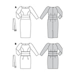 Burda Sewing Pattern 6165 Dress - Ribes y Casals