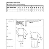 Burda Sewing Pattern 6189 Dress - Ribes y Casals