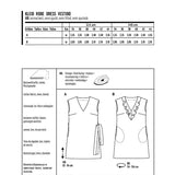 Burda Sewing Pattern 6221 Dress - Ribes y Casals