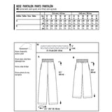 Burda Sewing Pattern 6229 Pants - Ribes y Casals