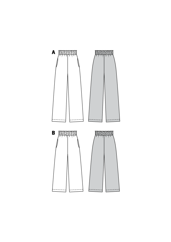 Burda Sewing Pattern 6229 Pants - Ribes y Casals