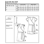 Burda Sewing Pattern 6238 Dress - Ribes y Casals