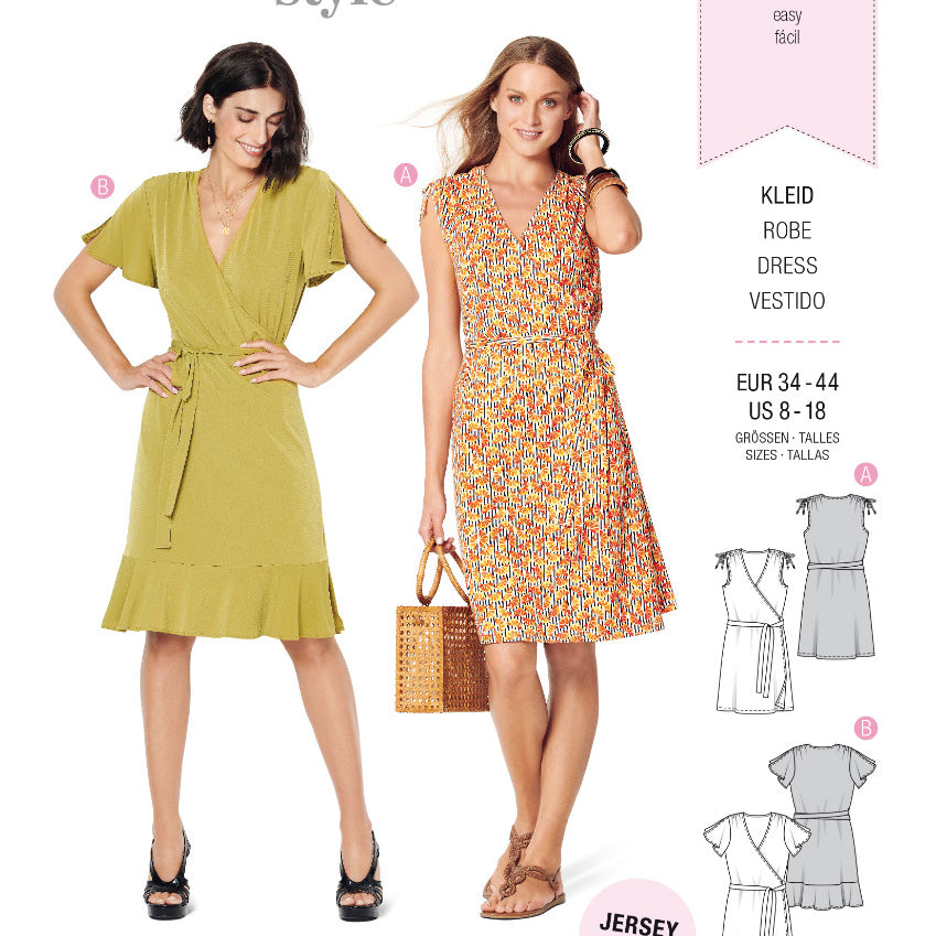Burda Sewing Pattern 6238 Dress - Ribes y Casals