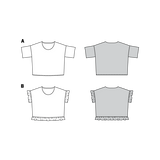 Burda Sewing Pattern 6243 Shirt - Ribes y Casals