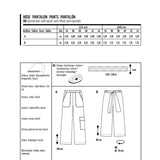 Burda Sewing Pattern 6250 Pants - Ribes y Casals