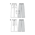Burda Sewing Pattern 6250 Pants - Ribes y Casals